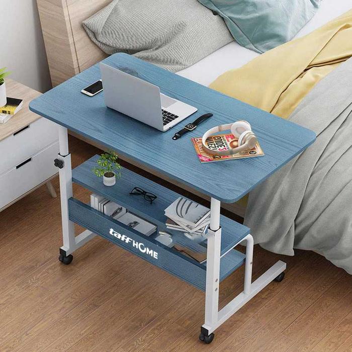 Gambar Meja Laptop Adjustable Portable Working Desk 3 Layer 60x40 cm - Biru dari Dhiya Online Store undefined Tokopedia