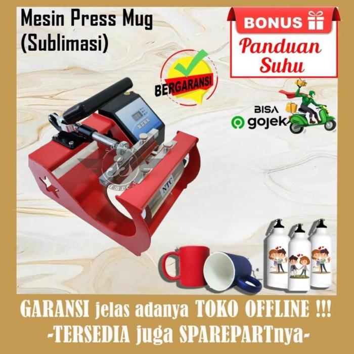 Gambar Mesin Press Mug / Gelas Standart 11 Oz - Tumbler Manual dari Salon Sablon undefined 5 Tokopedia
