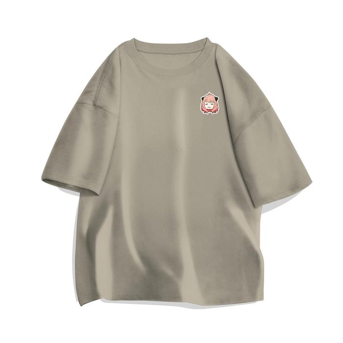 Gambar Three Pigeon T-Shirt SPY X FAMILY ANYA FORGER - 100% COTTON - Dusty Green, 2XL dari Three Pigeon Official undefined Tokopedia