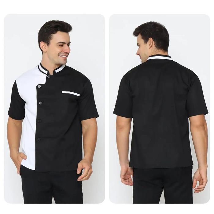 Gambar baju chef, baju koki, baju waiters, baju pramusaji - XXL dari M&Z Shop undefined Tokopedia