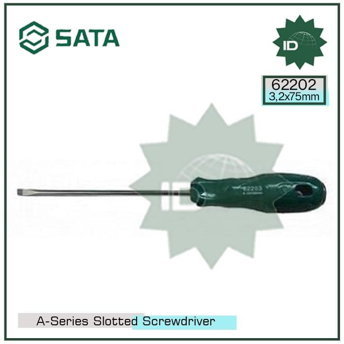 Jual OBENG MINUS 62202 A-SERIES SLOTTED SCREWDRIVER 3.2X75MM SATA ...