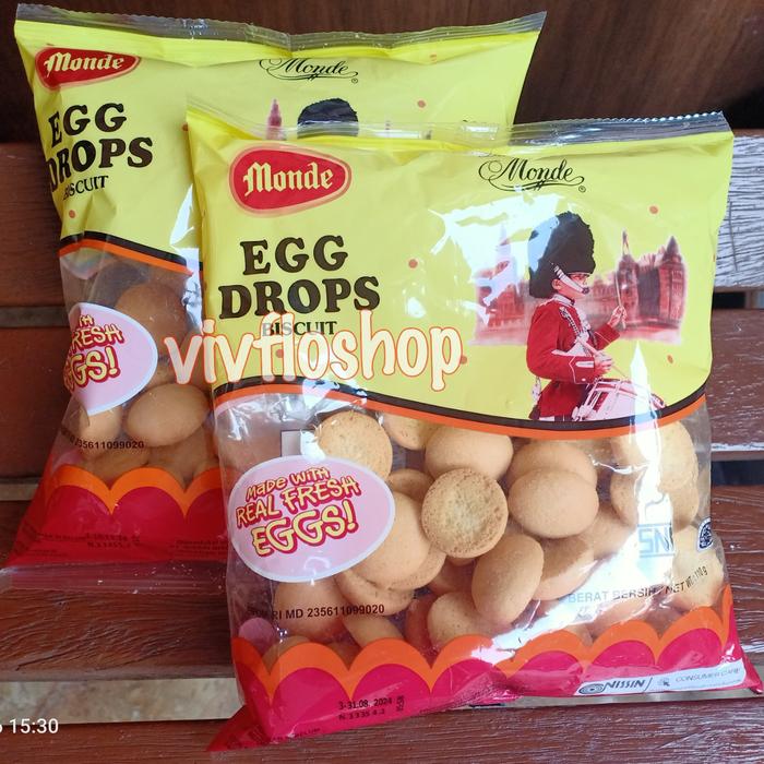 Gambar Grosir & Eceran Monde Egg Drops / Egg Drop Monde Kemasan 110 gr dari Vivflo Shop undefined Tokopedia