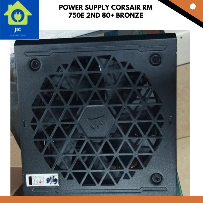 Gambar POWER SUPPLY CORSAIR RM 750E 2ND MULUS 80+ BRONZE dari Jaya Intel Comp undefined Tokopedia
