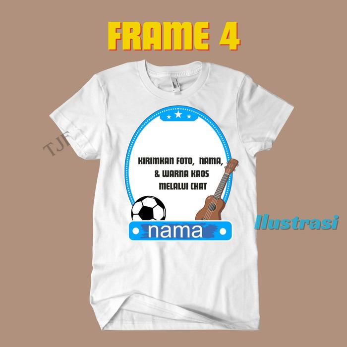 Gambar Kaos Anak Custom Foto Nama - Frame ke 4, XL dari hzstore07 undefined Tokopedia