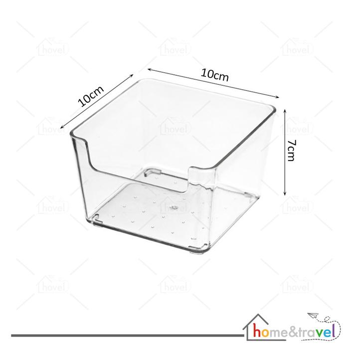 Gambar HOVELSHOP Tempat Skincare Aesthetic Rak Make Up Akrilik Box Parfum - S, Non Bubblewrap dari Hovel Shop undefined Tokopedia
