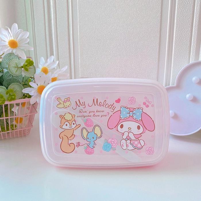 Gambar TEMPAT KOTAK MAKAN LUNCH BOX DORAEMON PRINCESS FROZEN KUROMI MELODY - TRS MELODY dari TwinkleBabyAndKids undefined Tokopedia