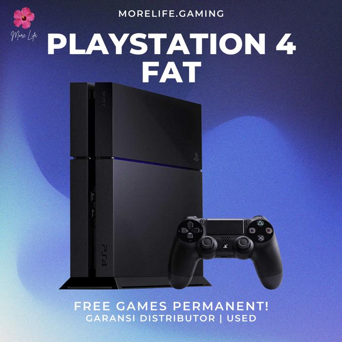 Gambar PS4 Pro/Slim/Fat 500GB 1TB,  Full Games Online Guarantee PlayStation 4 - Fat 500gb, No DS dari MoreLife.Gaming undefined Tokopedia