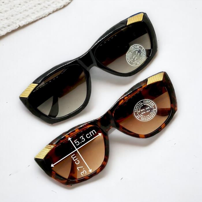 Gambar Kacamata Fashion Kaca mata Hitam Frame Motif Macan Sunglasses Eyewear dari Time Time_NEW undefined Tokopedia