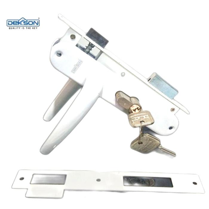 Gambar Kunci Pintu Aluminium Kasa Nyamuk Ekspanda DEKKSON DKS 910 - DKS 910 WHITE dari ellvio undefined Tokopedia