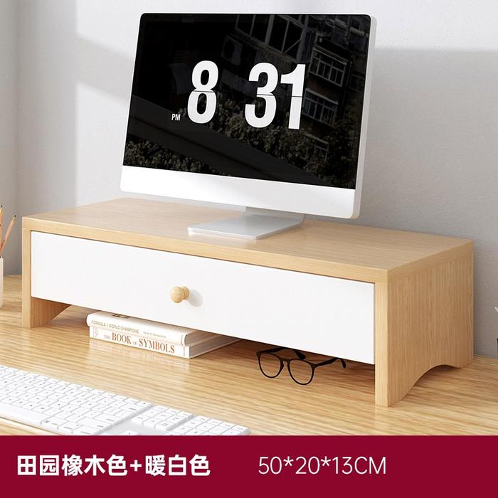 Gambar Rack Rakk Meja Stand Laci Lemari Loker Dudukan Tatakan Monitor TV PC - 1 LACI dari Emima Dapoer Shop undefined Tokopedia