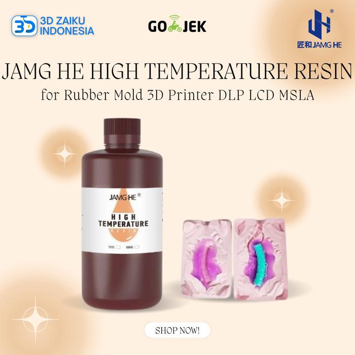Jual Jamg He High Temperature Resin for Rubber Mold 3D Printer DLP LCD ...