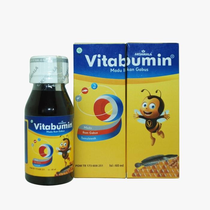 Gambar Obat Herbal Madu Anak Vitabumin Ekstrak Ikan Berprotein Original Asli - 60 ml dari Herbal Healing Official undefined Tokopedia