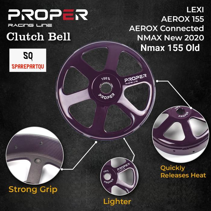 Gambar Mangkok Kampas Ganda Nmax 155 Aerox Lexi PROPER RACING LINE Kartel dari SparepartQU undefined Tokopedia