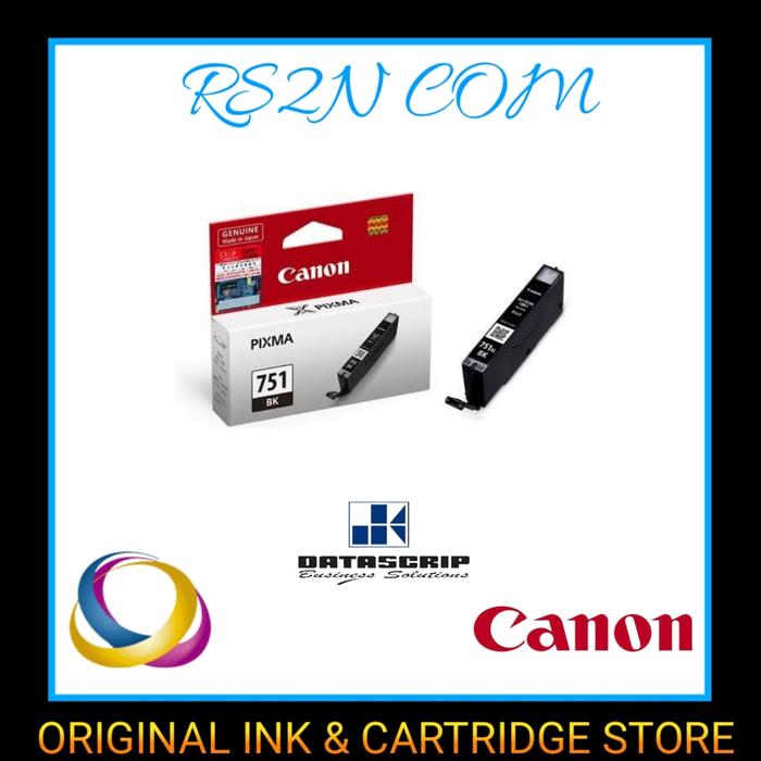 Cm751 Ink Jual Tinta Canon 751 CLI-751 BK/C/M/Y Original Ink Cartridge - Black ...