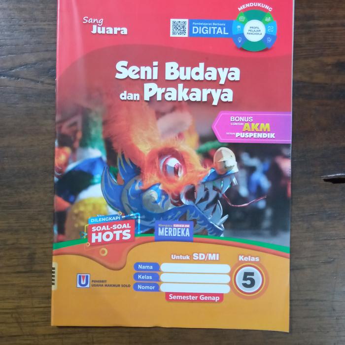 Gambar Lks/Modul Kurikulum Merdeka Juara Kelas 5 Sd semester 2 - 9 Pelajaran - Seni budaya dari Toko Buku PratamaLks undefined Tokopedia