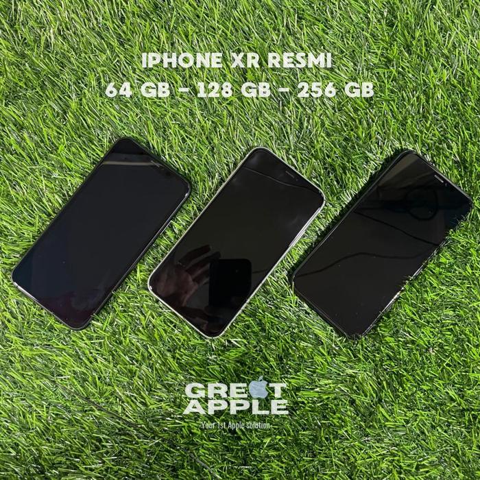 Gambar IPHONE XR GARANSI RESMI IBOX-INTER, ALL COLOUR - FULLSET 64-128-256GB - 64GB, FULLSET IBOX dari Great Apple undefined Tokopedia