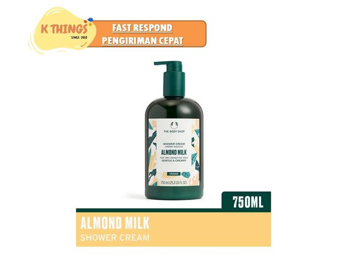Gambar THE BODY SHOP Almond Milk & Honey Soothing Caring Shower Cream ORI - AlmondMilk750ml dari K Things undefined Tokopedia