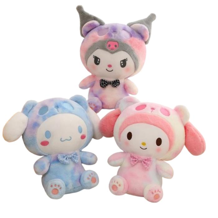 Gambar Boneka Kuromi Pelangi Import Tie Dye My Melody Cinnamoroll Hadiah Anak - Random dari Boneka Lucu_21 undefined Tokopedia