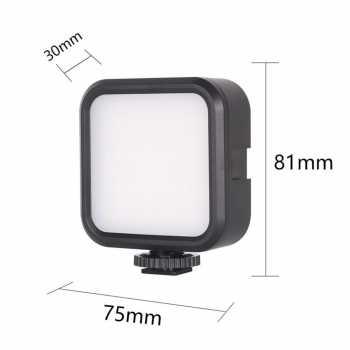 Gambar Lampu Kamera Mini RGB LED 13 Warna Portable Photo Video Light 2000 mAh - Hitam WL-62 dari SoalStore undefined Tokopedia