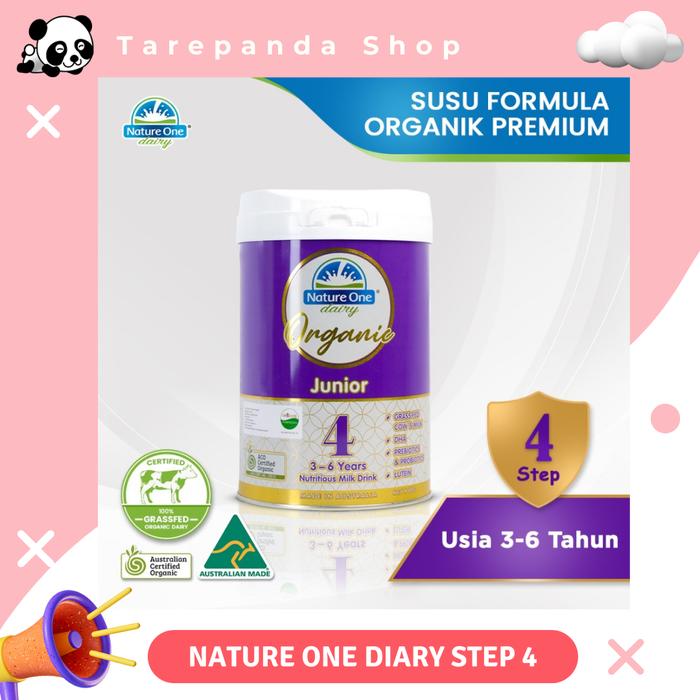 Gambar Nature One Dairy Organic Step 4 900 gram Susu Bayi Batita Susu Organik dari TAREPANDA SHOP undefined Tokopedia