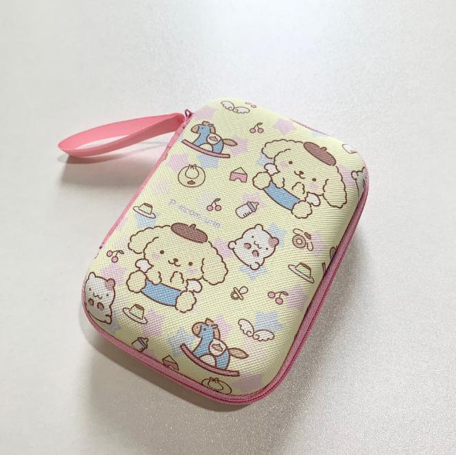 Gambar Dompet Headset Koin/ Charger/ Hard Case Pouch Portable Purse Persegi - Pompompurin dari Mariicaca undefined Tokopedia