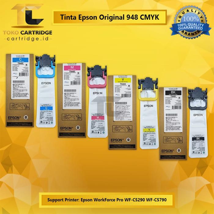 Gambar Printer Epson WF-C5290 / WF-C5390 WorkForce Pro WF-C5790 / WF-C5890 - Tinta Printer dari TokoCartridge undefined Tokopedia