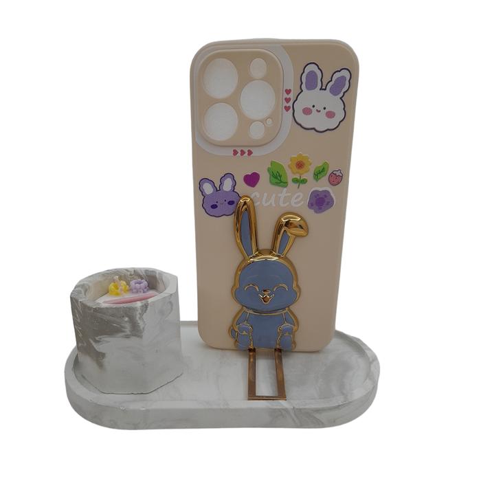 Gambar Softcase Holder Kelinci Redmi A1 / A2 / 10 / 11 Prime Stand Dudukan HP - Cream, Red A2 dari ANDY SWIPER undefined Tokopedia