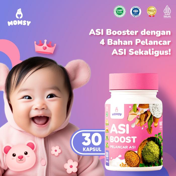 Gambar Momsy ASI Booster Pelancar ASI - 30 Caps dari Baby Wise BSD undefined Tokopedia