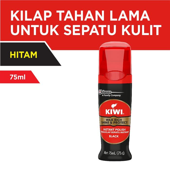 Gambar KIWI INSTANT POLISH - Pengkilap Sepatu | Semir Sepatu KIWI - HITAM dari jselectiv by JHON Putra Kosmetik undefined 2 Tokopedia