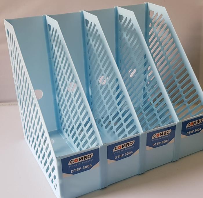 Gambar Rak Box File Kantor / Rak Dokumen layer / Document Rack Plastik 3004 - Biru dari Online.xpress undefined Tokopedia