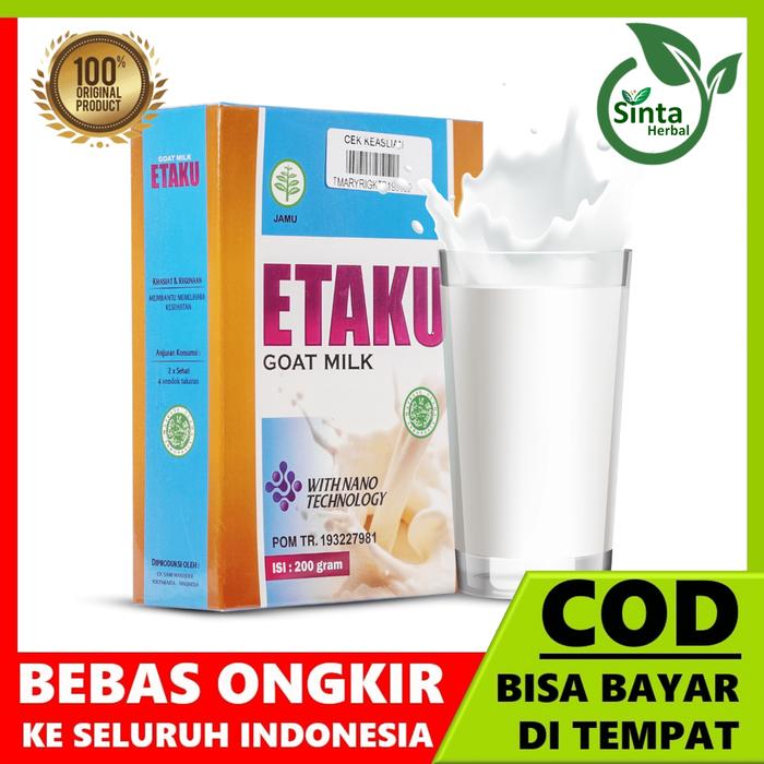 Gambar Etaku Goat Milk 100% Asli - Susu Kambing Tinggi Kalsium & Rendah Lemak dari Toko Dewi Herbal undefined Tokopedia