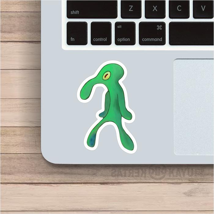 Gambar Sticker Bold And Brash - Squidward | Stiker Vinyl Anti air + Laminasi - 1 dari Kertas Kayu Studio undefined Tokopedia
