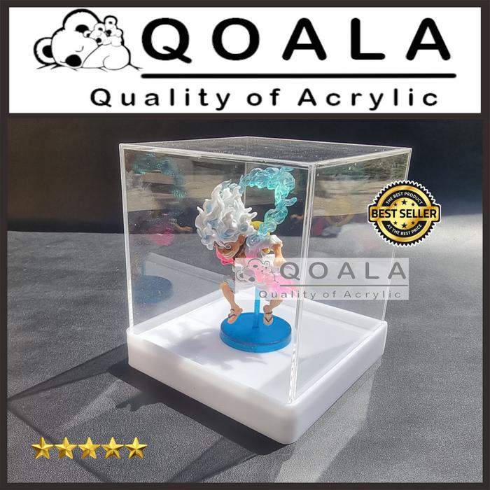 Gambar BOX DISPLAY ACRYLIC / KOTAK MAHAR AKRILIK SERBAGUNA - PUTIH, 15x15x15 dari Qoala Acrylic undefined Tokopedia