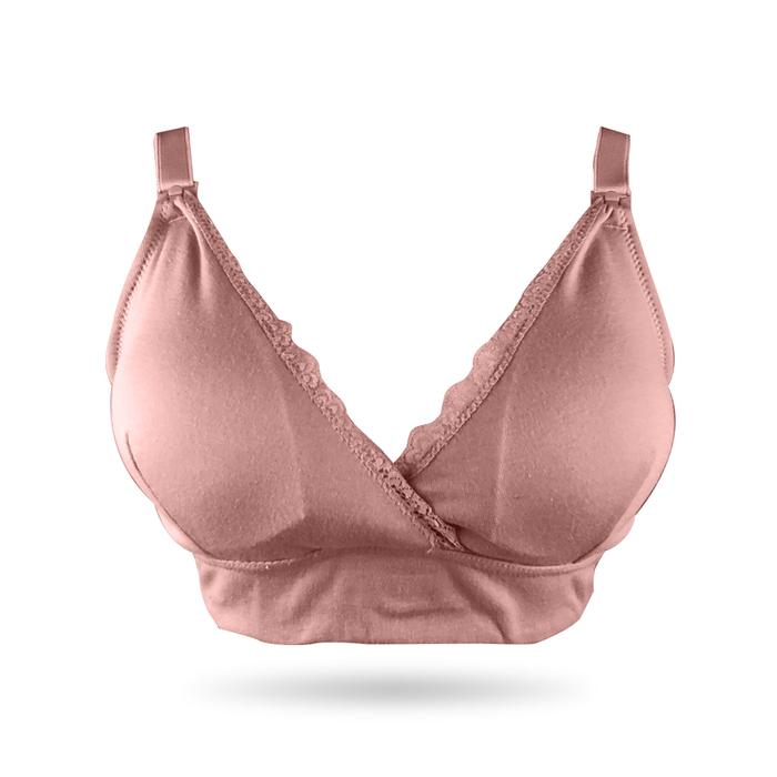 Gambar TIWIE Bra Menyusui Full Cup Tanpa Kawat - TWBRMT 8600 - Cameo, 36 dari Tiwie undefined Tokopedia