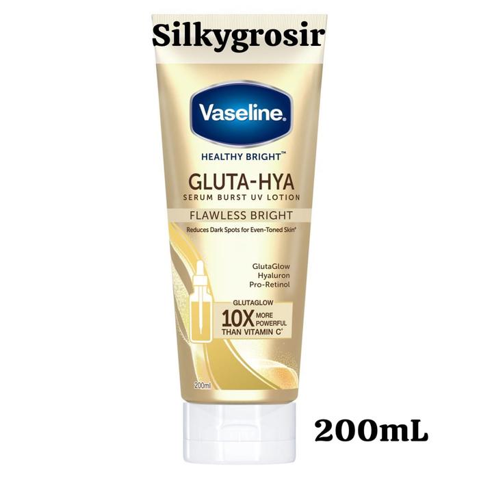 Gambar Vaseline Gluta Hya - All Variant - Flawless 200mL dari Silkygrosir undefined Tokopedia