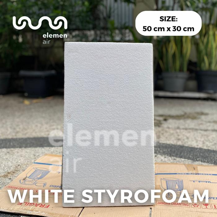 Gambar STYROFOAM ALAS AQUARIUM LEMBARAN STEROFOAM PAPAN TATAKAN TEBAL 1,5 CM - 50 x 30 cm dari LMN Air undefined Tokopedia
