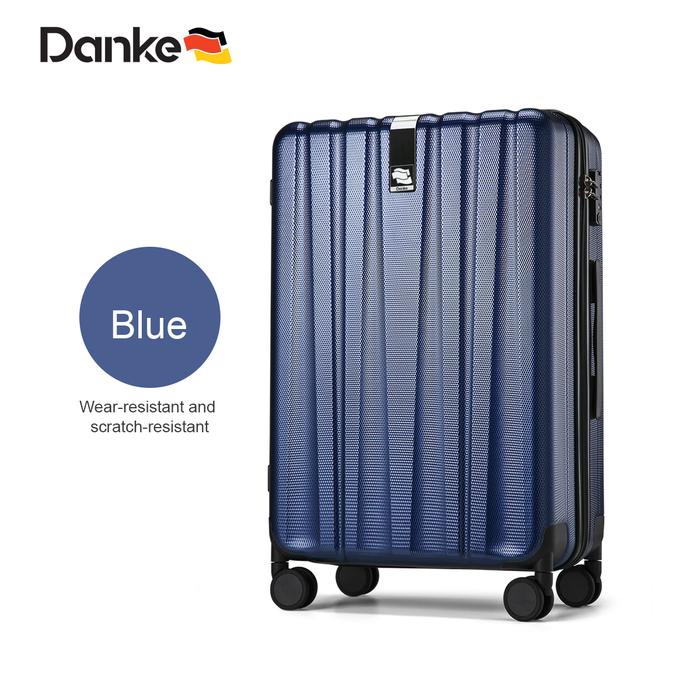 Gambar Danke Signature 24inch H80002- 24 - Koper Anti Gores Baret Pecah - Biru dari danke.indonesia undefined Tokopedia