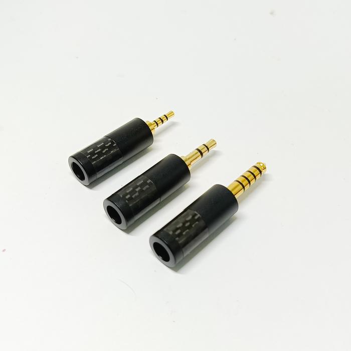 Gambar black carbon 3.5mm 2.5mm 4.4mm gold plated Jack - 4.4mm dari ONEZERO AUDIO undefined Tokopedia