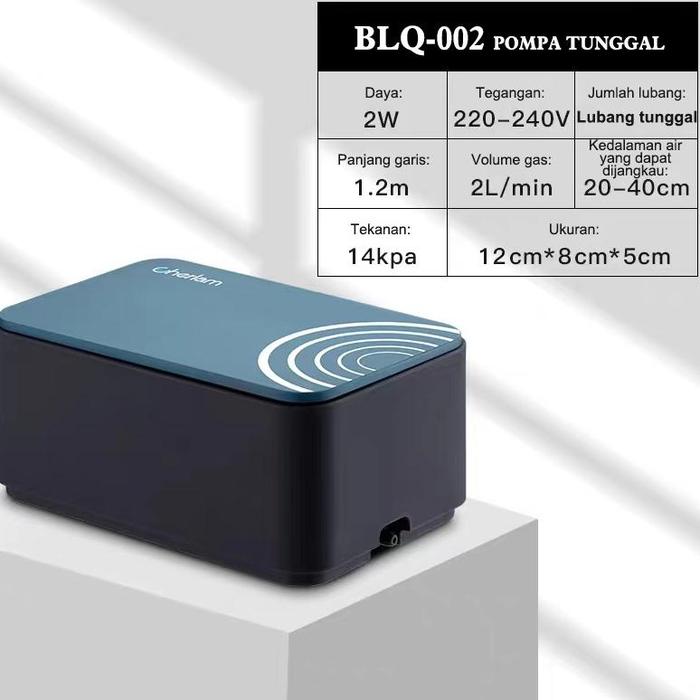Gambar Pompa Oksigen Tangki Ikan Aerator Akuarium Pompa Oksigen Diam Rumah - 2w dari aquas_shop undefined Tokopedia