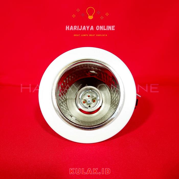 Gambar WINGLOCK DOWNLIGHT DL 4" INCH INBOW E27 KAP LAMPU PLAFON 3 KAKI PUTIH - Putih dari HARIJAYA ONLINE 1 undefined Tokopedia