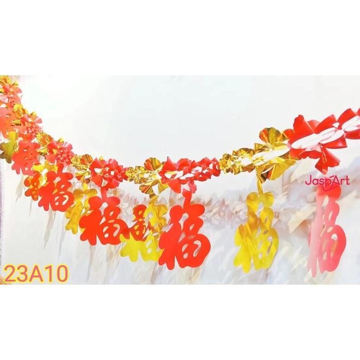 Gambar Slinger Imlek Shio - Banyak Varian - fuk red+gold dari Jaspart undefined Tokopedia