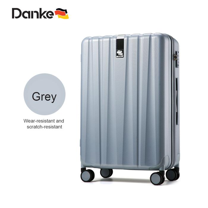 Gambar Danke Signature 20inch H80002 - Koper 20in Anti Gores Baret Pecah - Abu-abu dari danke.indonesia undefined Tokopedia