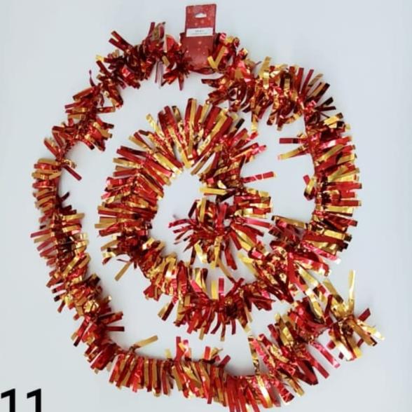 Gambar Slinger Imlek Merah Murah Hiasan Dekor Hampers Sincia Tinsel Party - SS811 RED GOLD dari MadisonShop undefined Tokopedia