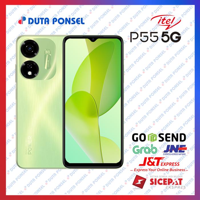 Gambar itel P55 5G 6/128 GB Garansi Resmi - Green dari Duta Ponsel Pekanbaru_NEW undefined Tokopedia