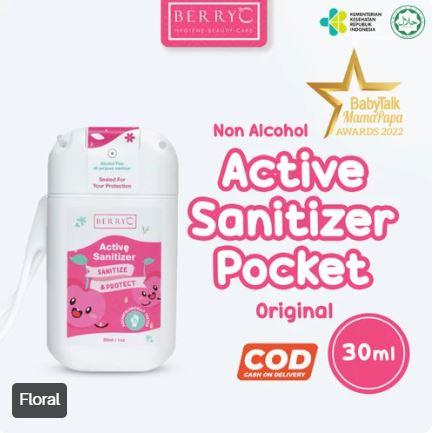 Gambar BerryC Mini Hand Sanitizer Spray Natural Food Grade Pocket Travel Size - Floral dari bubas undefined Tokopedia