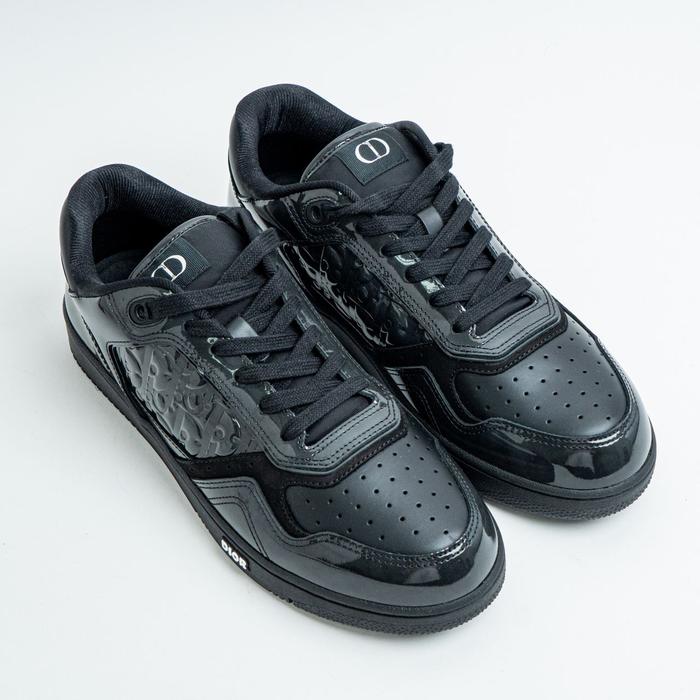 Sepatu Dior Low Top Black Sepatu CHRISTIAN DIOR GRANVILLE OBLIQUE