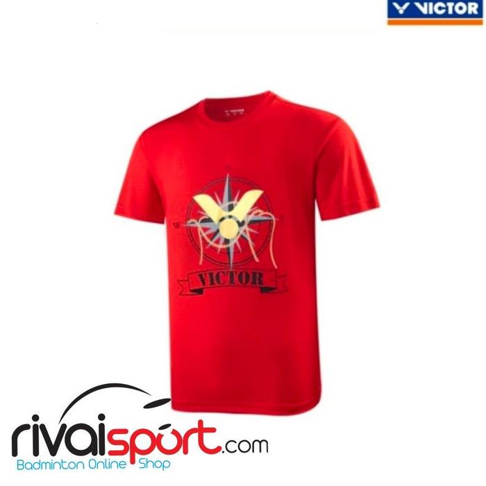 Gambar Baju Victor / T-Shirt Training Series T-25012 - Merah, M dari PT Calista Raya undefined Tokopedia