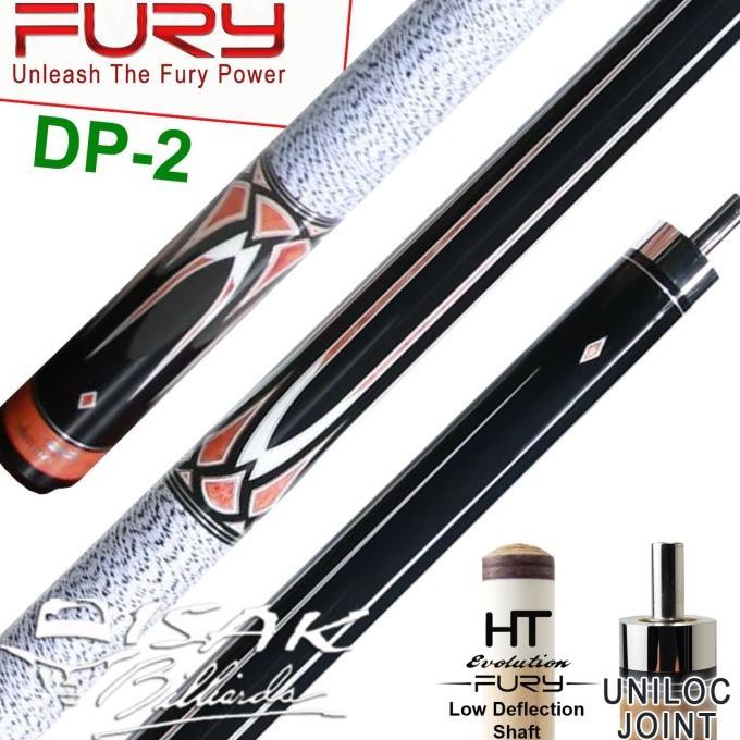 Gambar Fury DP-2 Cue - HTE Low Deflection Unilock Billiard Stick Biliar Stik dari ARAS BILLIARD undefined Tokopedia