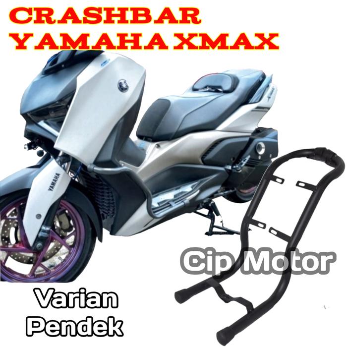 Gambar Crashbar NEW XMAX CONNECTED 2023 2024 Dudukan Lampu XMAX CONNECTED - pendek dari Cip Motor undefined Tokopedia