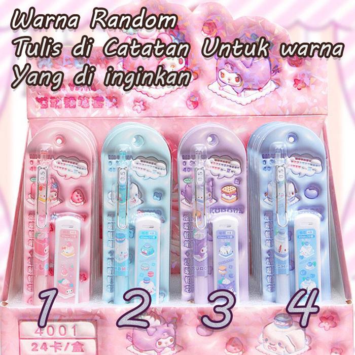 Gambar Pensil Mekanik HB + Isi 25 Pcs Pena Pencil Alat Tulis Sekolah Kuliah - Varian 1 dari Ctyrctoys undefined Tokopedia